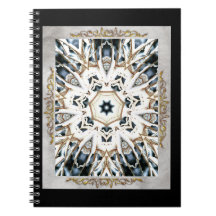 Snow Web with Gold Flourish