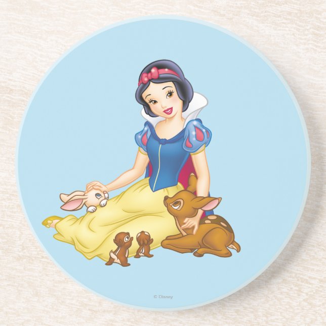 Snow White and Animal Friends Coaster (Front)