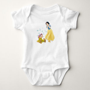 Snow White and Dopey Bubbles Baby Bodysuit