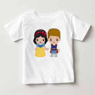 Snow White and Prince Charming Emoji 2 Baby T-Shirt