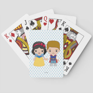 Snow White and Prince Charming Emoji Playing Cards