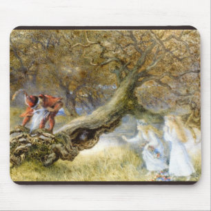 Snow White And Rose Red Mouse Pad