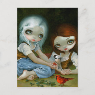 "Snow White and Rose Red" Postcard