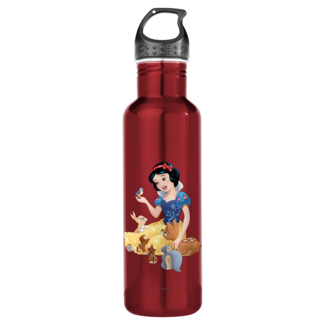 Snow White and the Forest Animals 710 Ml Water Bottle (Front)