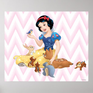Snow White and the Forest Animals Poster
