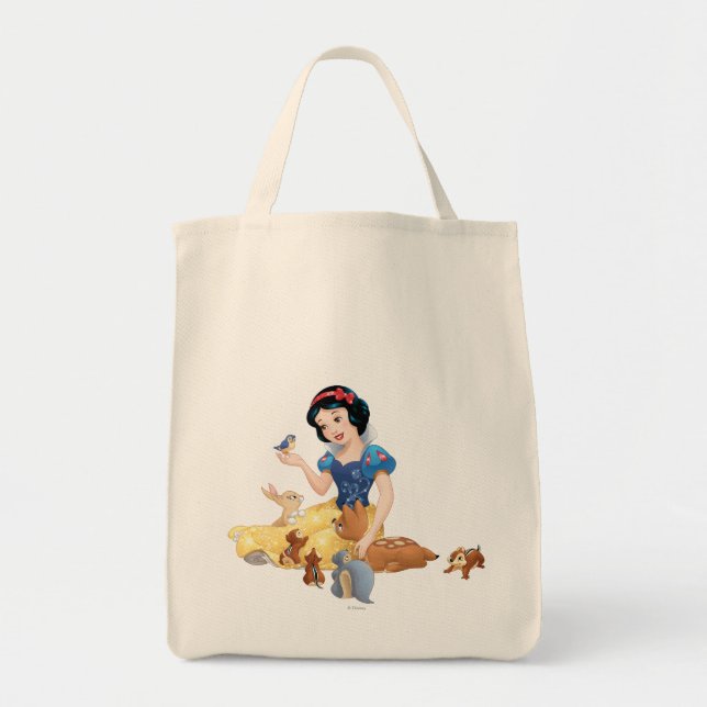 Snow White and the Forest Animals Tote Bag (Front)