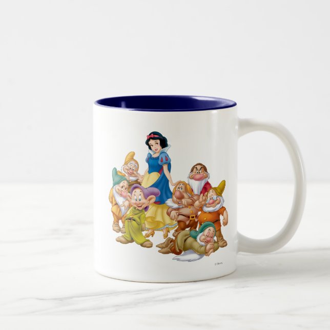 Snow White and the Seven Dwarfs 2 Two-Tone Coffee Mug (Right)