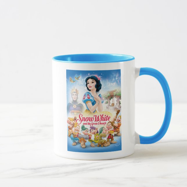 Snow White and the Seven Dwarfs with Evil Queen Mug (Right)