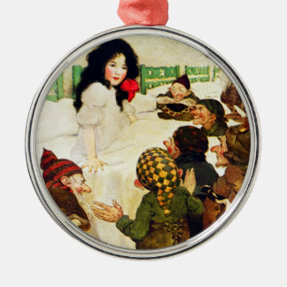 Snow White and the Seven Dwarves Metal Ornament