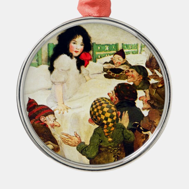 Snow White and the Seven Dwarves Metal Ornament (Front)