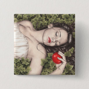 Snow White Button