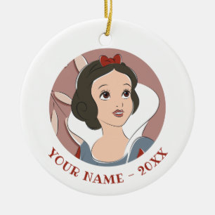 Snow White Captured Moment Ceramic Ornament