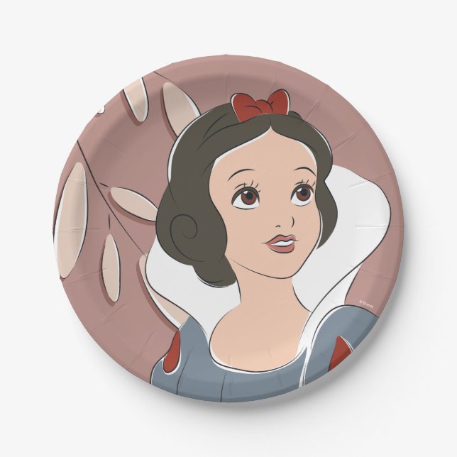 Snow White Captured Moment Paper Plate (Front)