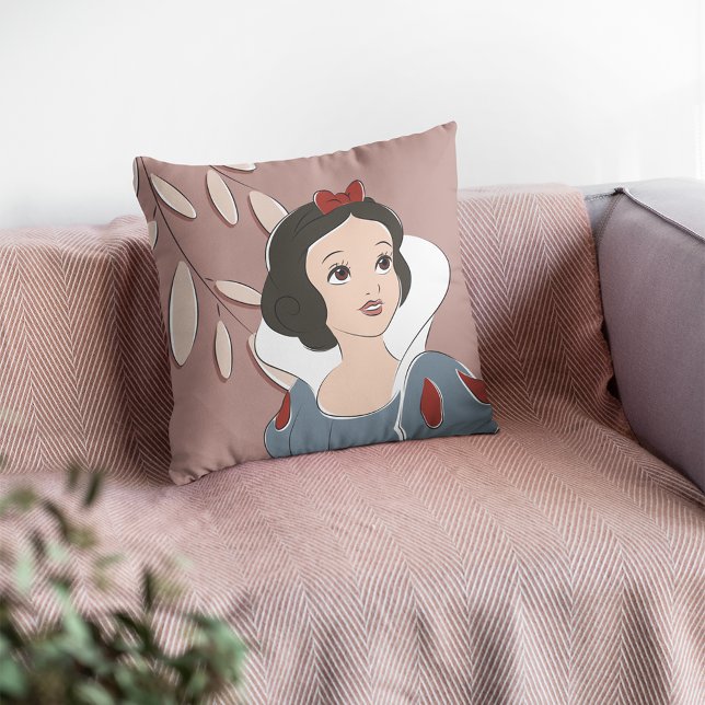 Snow White Captured Moment Throw Pillow (Creator Uploaded)