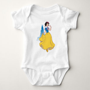 Snow White & Castle Graphic Baby Bodysuit