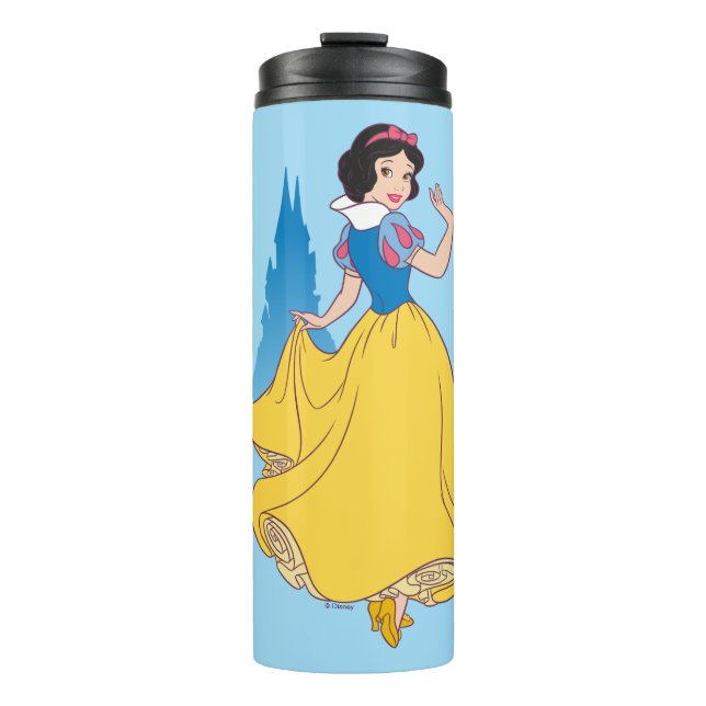 Snow White & Castle Graphic Thermal Tumbler (Front)