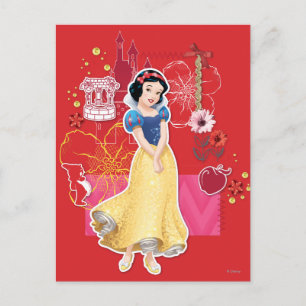 Snow White - Cheerful and Caring Postcard