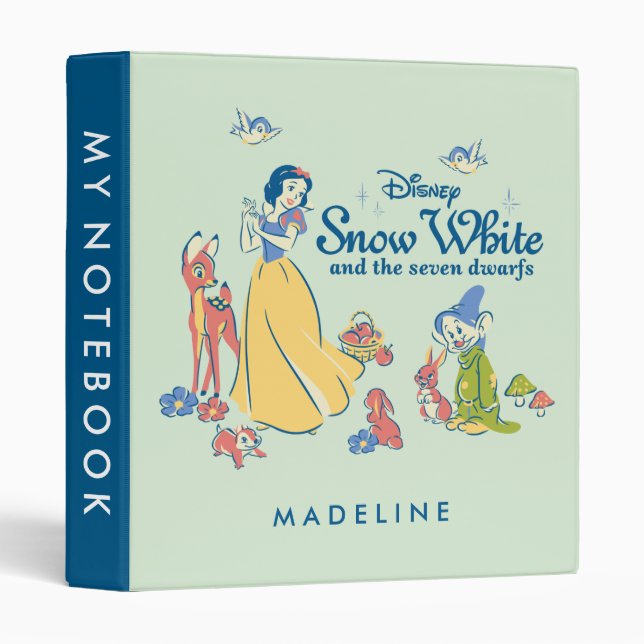 Snow White & Dopey with Friends Binder (Front/Spine)