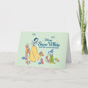 Snow White & Dopey with Friends Card