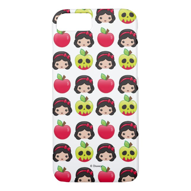 Snow White Emoji Land Pattern Case-Mate iPhone Case (Back)