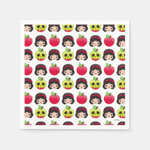 Snow White Emoji Land Pattern Napkin