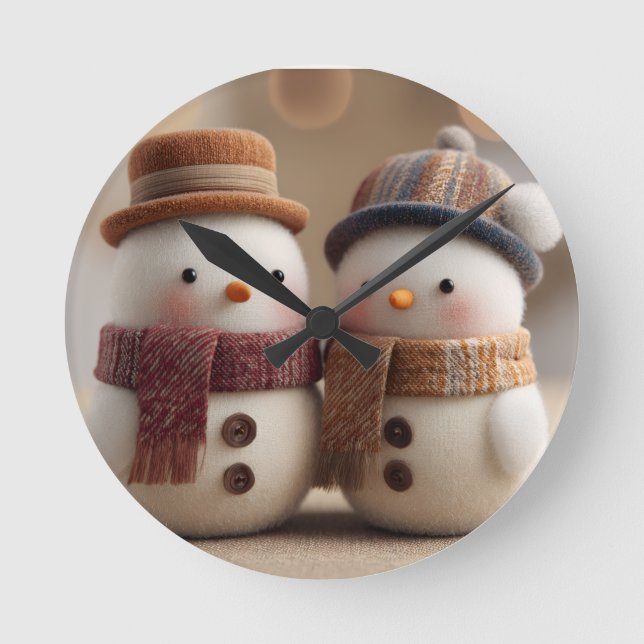 Snow White Enchanted Fairy Tale Design – Magical  Round Clock (Front)