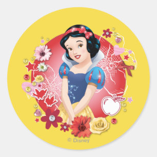 Snow White - Fairest In The Land Classic Round Sticker