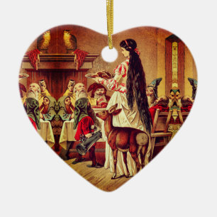 Snow White – Fairy tale – Märchen – Grimm Ceramic Ornament