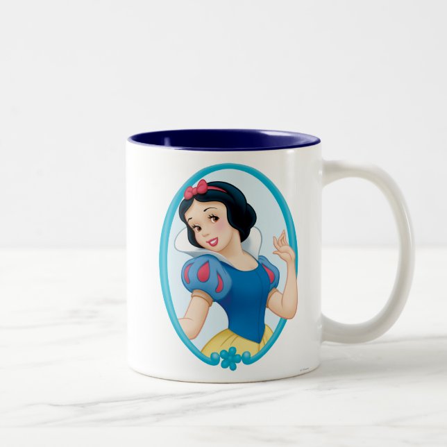 Snow White Frame Two-Tone Coffee Mug (Right)