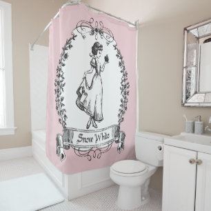 Snow White   Holding Apple - Elegant Sketch