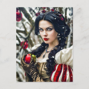 Snow White Holding the Poisoned Apple Postcard