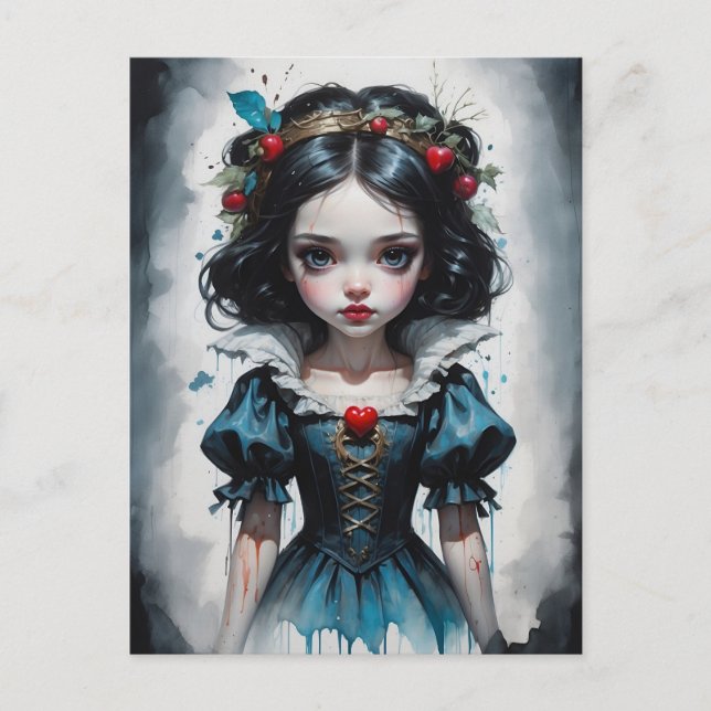 Snow white holiday postcard (Front)