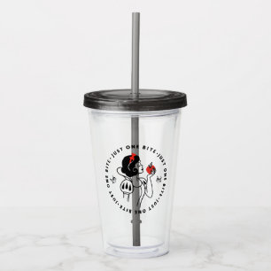 Snow White Just One Bite Acrylic Tumbler