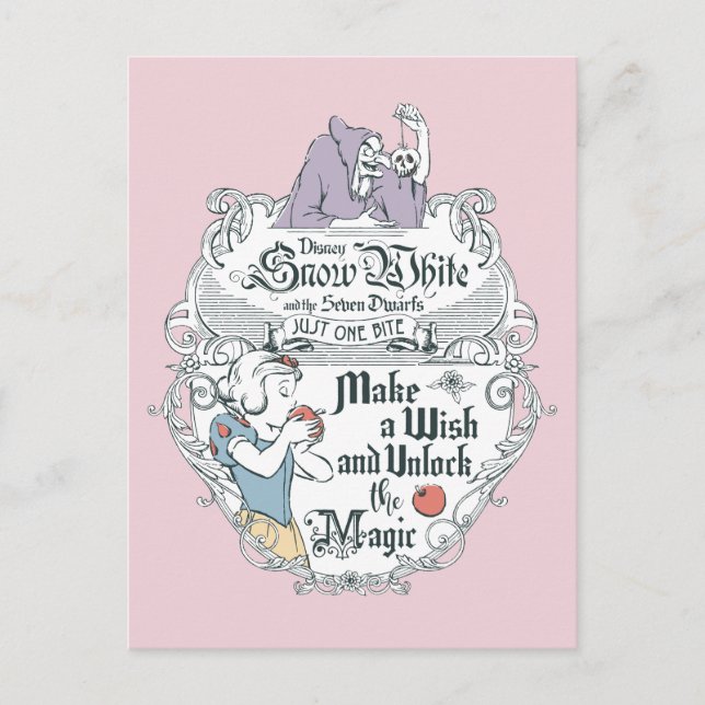 Snow White | Just One Bite Postcard (Front)