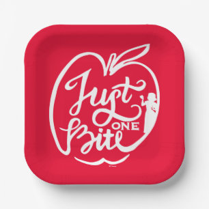 Snow White   Just One Bite - White Paper Plate