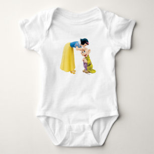 Snow White Kissing Dopey on the Head Baby Bodysuit