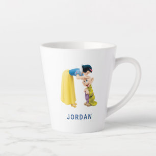 Snow White Kissing Dopey on the Head Latte Mug