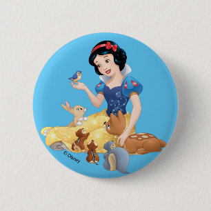 Snow White   Make Time For Buddies 2 Inch Round Button