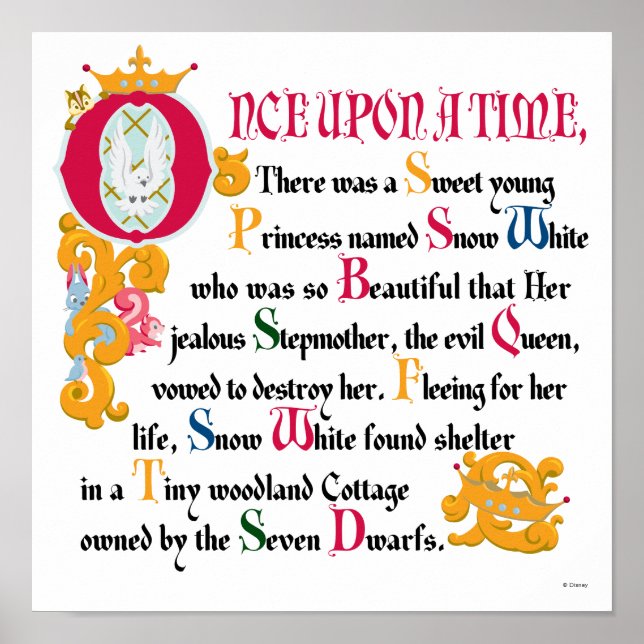 Snow White | Once Upon A Time Poster (Front)