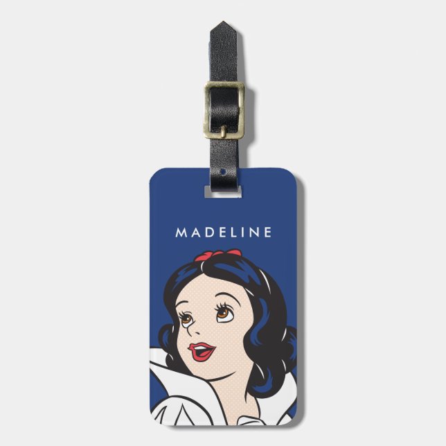 Snow White | One Bite Luggage Tag (Front Vertical)