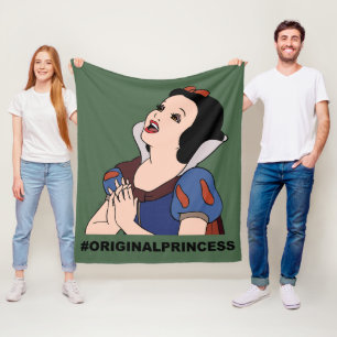 Snow White #Original Princess Fleece Blanket