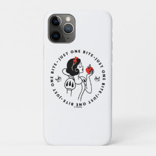 Snow White Outline Graphic "Just One Bite" iPhone 11 Pro Case