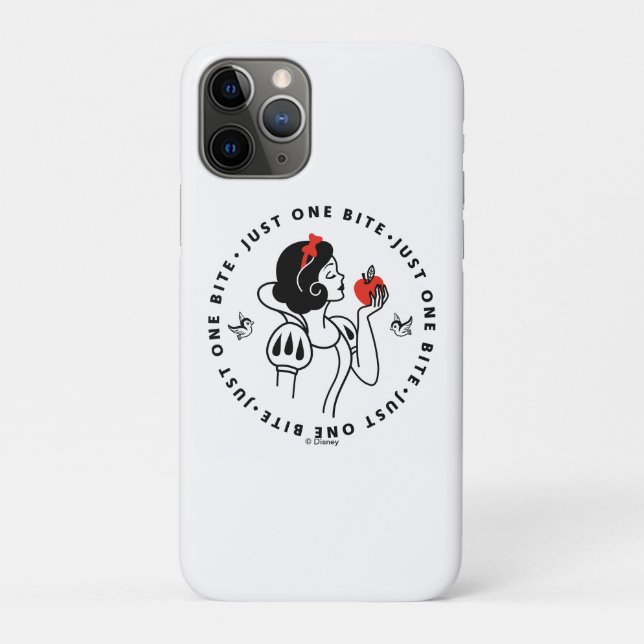 Snow White Outline Graphic "Just One Bite" Case-Mate iPhone Case (Back)