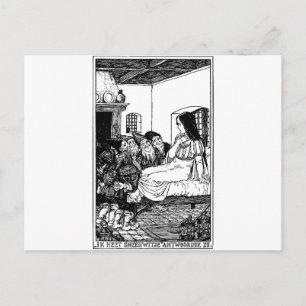 snow white postcard