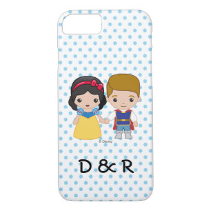 Snow White & Prince Charming   His & Hers Initials iPhone 8/7 Case