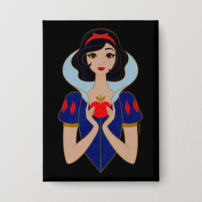 Snow White Stylized Character Badge (Front)
