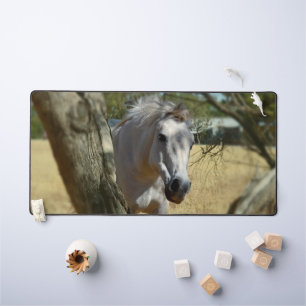 Snow White The Horse, Desk Mat