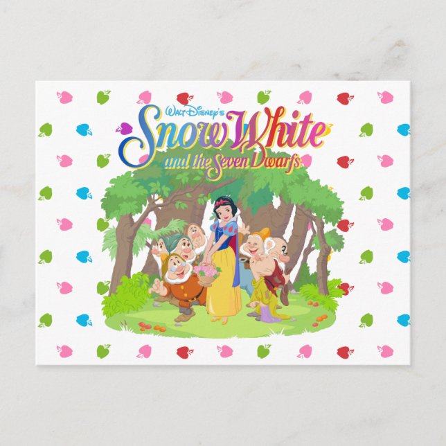 Snow White & the Seven Dwarfs | Wishes Come True Postcard (Front)