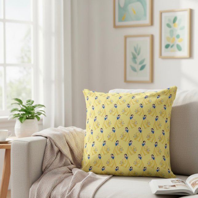 Snow White Throw Pillow (Creator Uploaded)