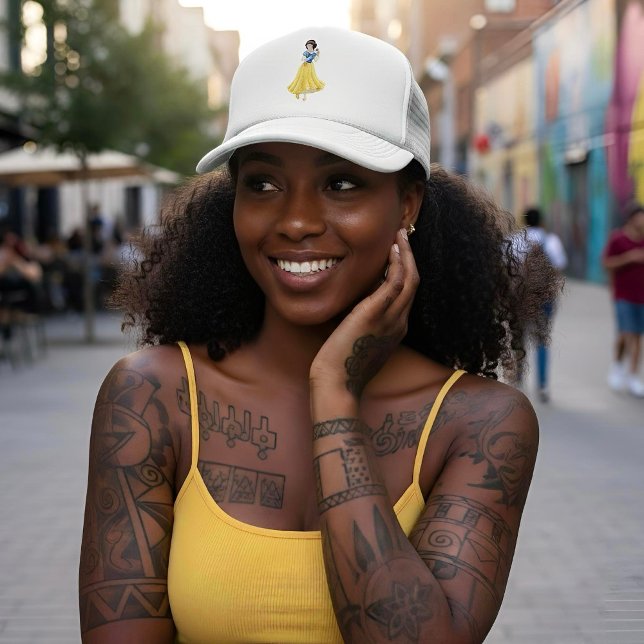 Snow White Trucker Hat (Creator Uploaded)